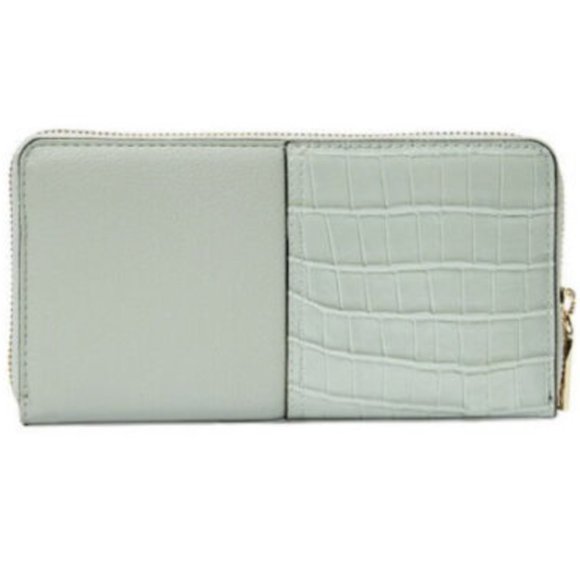 Victoria's Secret The Victoria Wallet Palm Croc Green Purse - Picture 2 of 3